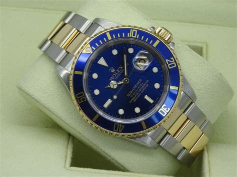 rolex submariner 16613 gold thru clasp serial engraved|Rolex 16613 submariner value.